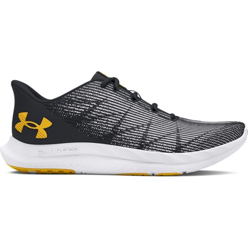 Under Armour Ua Charged Speed Swift, Zapatillas Para Correr Hombre, 004 Black Black Taxi, 43 Eu