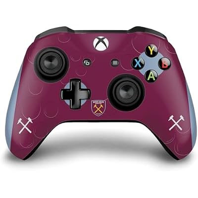 Head Case Designs Officially Licensed West Ham United FC Home 2023/24 Crest Kit Vinyl Sticker Gaming Skin Decal Cover Compatible With Xbox One S/X Controller