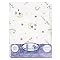Fitted Crib Sheet With Twinkle Little Star Print - Frenchie Mini Couture, 100% Cotton, Standard Crib Size