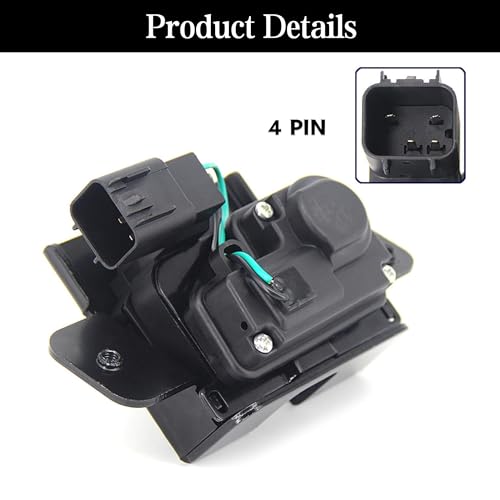 Image of Rear Tailgate Trunk Latch Lock Actuator Motor with 4 Pins for Chevy Equinox Buick Enclave Cadillac SRX GMC Replace 13501871 13502697