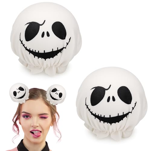 Mity rain 2PCS Halloween Hair Clips Ghost for Buns, Cute Hair Accessories