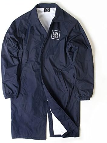 Amazon Co Jp 木梨サイクル Kinashi Cycle ロング コーチジャケット M ネイビー 木梨憲武 とんねるず キャップ ステッカー バッグ ロゴ 服 ファッション小物