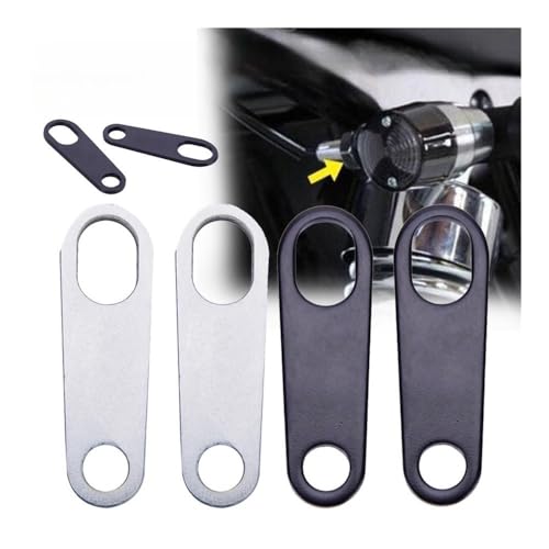 Soporte de montaje para intermitentes de moto en aluminio 2