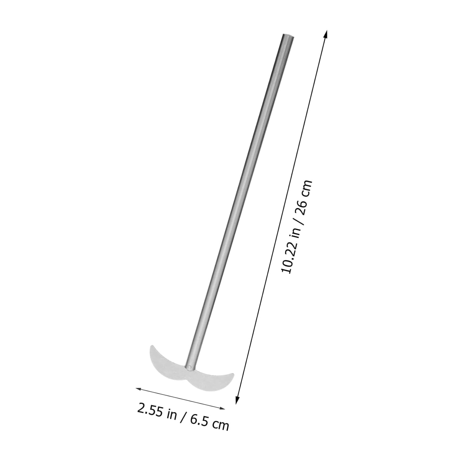 PRETYZOOM Stainless Steel Stirring Rod Magnetic Mixer Stirrer Labs Paddle Stirrer Stirring Tool Supply