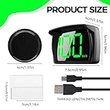Digital Speedometer Car MPH, HUD Heads Up Display Car GPS Speedometer Real-time with High-definition LED Display, Large Font, USB Plug & Play, Suitable for Cars, Trucks, SUVs, Motorcycles - Image 2