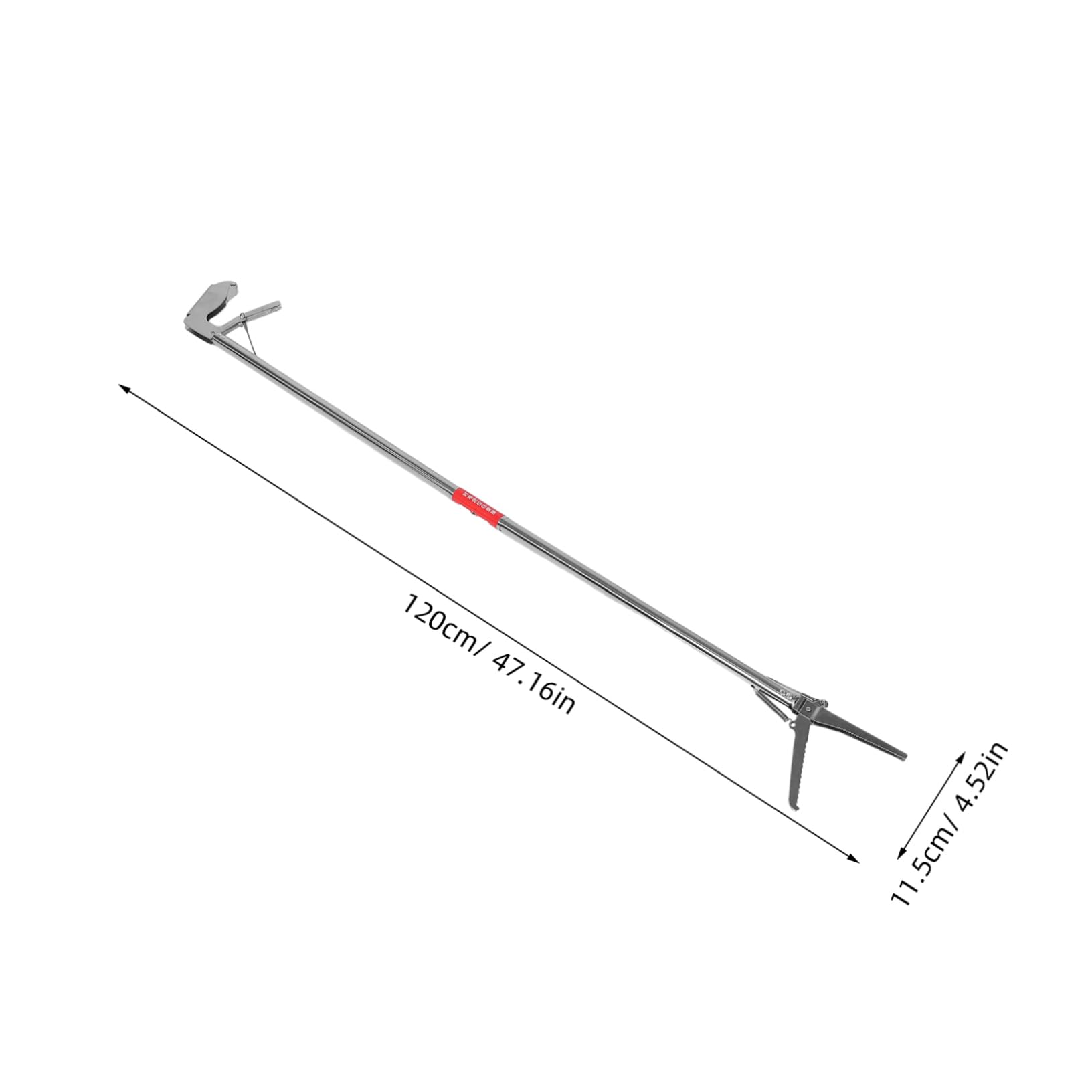 UPKOCH Pinza para Serpientes Multiusos de Acero Inoxidable Diseño de Boca Recta y Apertura Máxima de 11.5 Cm para Pesca y Captura al Aire Libre