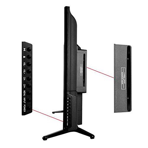 Premium 32 Inch Led TV - 32Inch LED Backlight Flat Screen Television - Hi Res 32in Widescreen 1080P Ultra HD TV W/HDMI, RCA, DVD Player - Remote Control, Vesa Wall Mount Compatible - Pyle