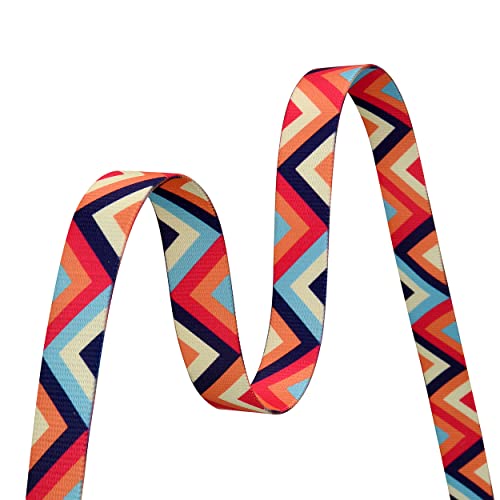 HQYDDMI Dog Collar for Large Dogs Soft Comfy Pet Collar for Small Medium Large Dogs Geometry Pattern for Boy Girl Puppy Dogs(Colorful Waves,L) - Image 4