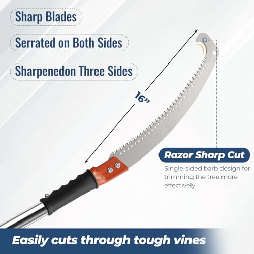 17FT Heavy Duty Manual Pole Saw
