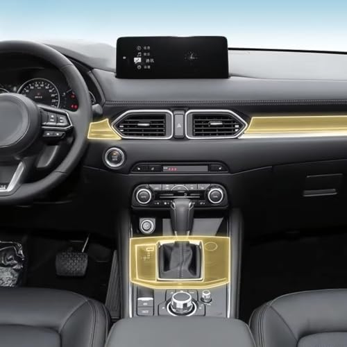Film protection TPU console centrale Mazda CX-5 RHD 2017-2025 anti-rayures