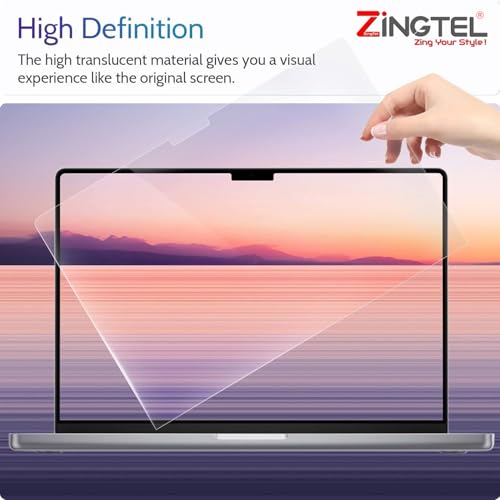 Image of Screen Protector Compatible With MacBook Air 13 Inch Old (2010-2017) A1369, A1466 Flexible Fiber 9H Hardness Screen Protector Not a Tempered Glass