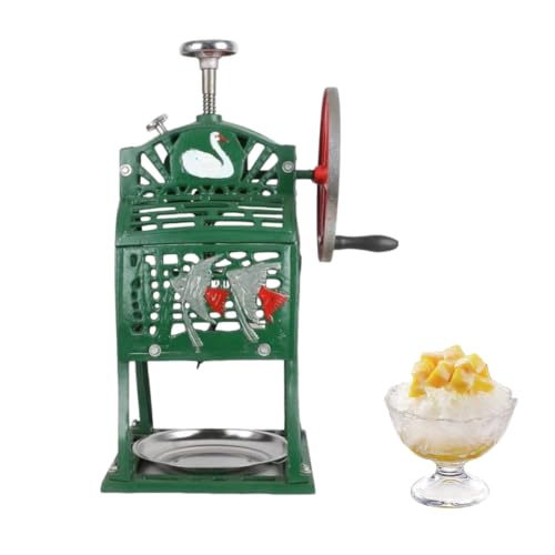 Machine à glace pilée manuelle en fonte avec broyeur à glaçons portable pour l'été