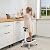 Folding Step Stool, Step Stools with Handle for Elderly Adults, Metal Stepping Stool with Adjustable Handrail in Kitchen, Bathroom, Bedroom, 330 Lbs Capacity