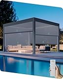 Yoolax Pergola with 4-Sided Shades