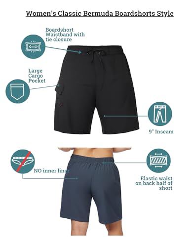 Maui Rippers Women's Plus Size Bathing Suit Swim Shorts Boardshorts4