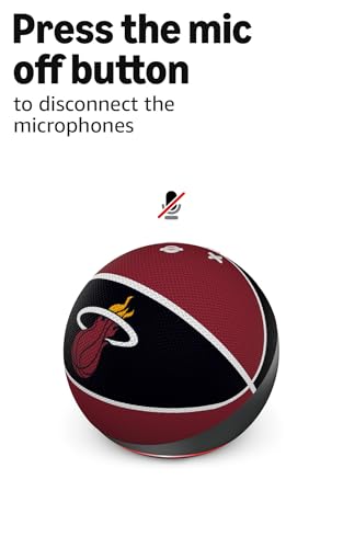 Image of Amazon Echo Dot (newest model) | Officially Licensed NBA Limited-Edition | Miami Heat