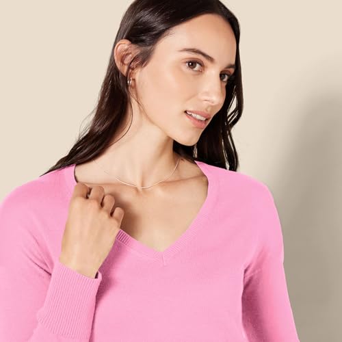 Image of Amazon Essentials Women's Lightweight V-Neck Tunic Sweater, Long Sleeve, Ribbed (Available in Plus Size)