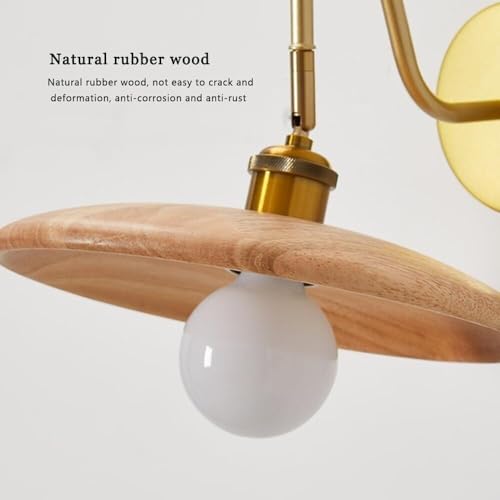 Applique de lit en bois orientable pour lire sans fatigue - 7