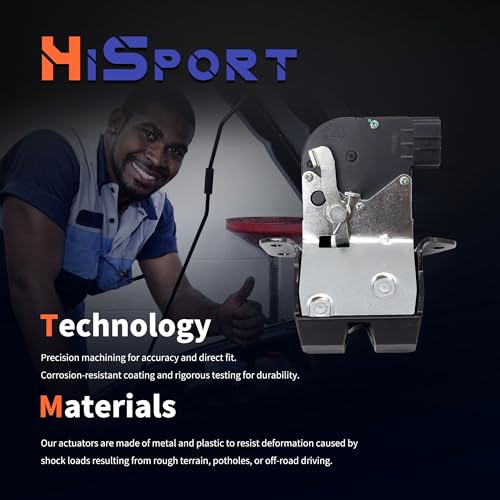 Image of HiSport Car Rear Tailgate Latch Assembly Trunk Door Lock Actuator Motor 81230-2V000 - Compatible with Hyundai Veloster 2012 2013 2014 2015 2016 2017