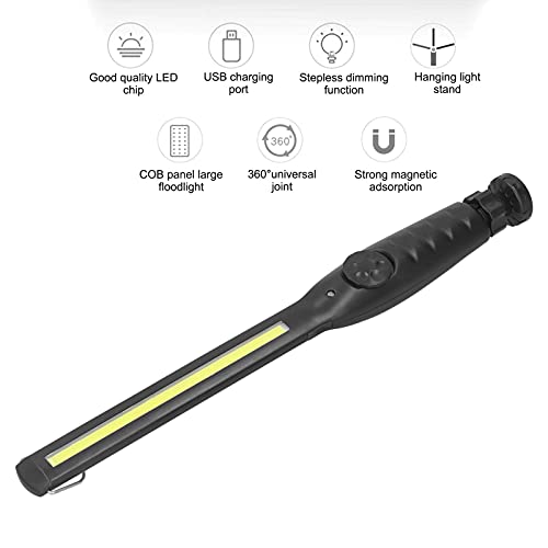 LED-werklamp Zaklamp, 2-pack COB oplaadbare werklampen met magnetische voet Grillverlichting LED-zaklampen Inspectielamp… - Image 7