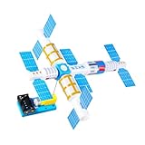 LRXIYODE Kit De Experimentos Espaciales para Estudiantes Modelo De Satélite Realista para Aprendizaje De Ciencia y Tecnología Aeroespacial Fomenta El Trabajo Equipo Creatividad