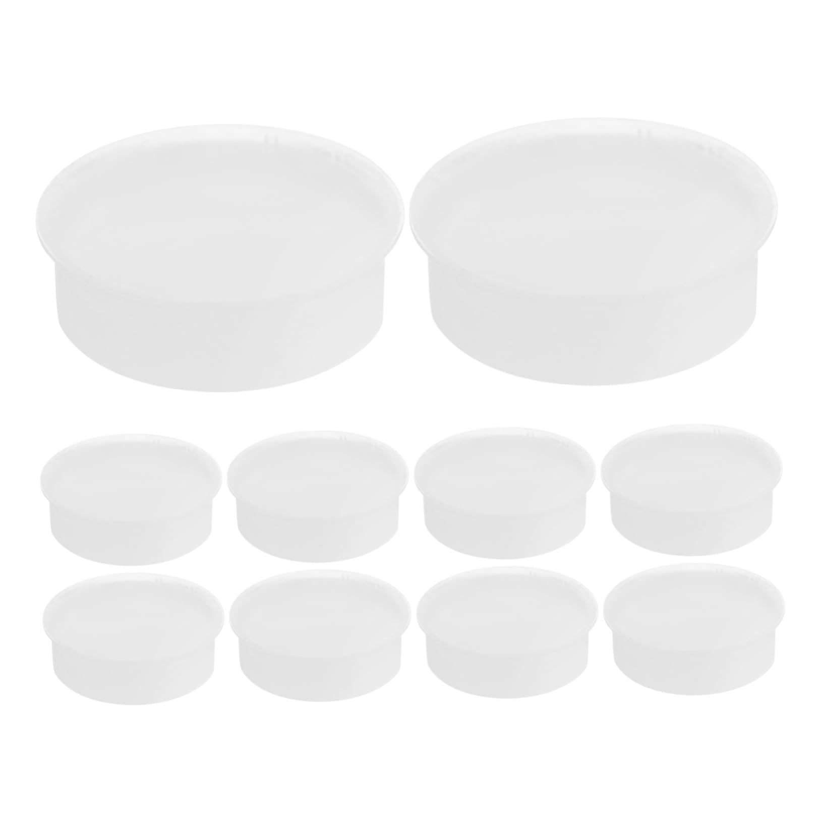 SHOWERORO Silicone Flute Covers 10pcs Set Flute Key Pad Swab Accessories Open Hole Plugs