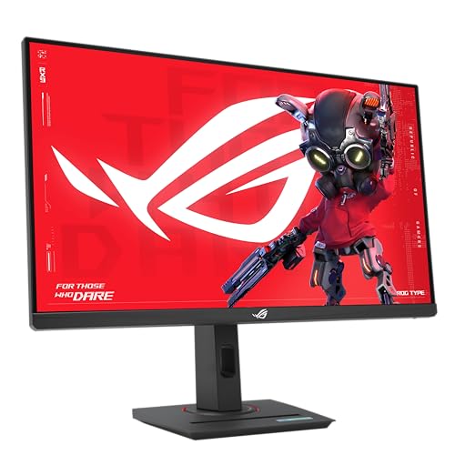 Image of ASUS ROG Strix XG27ACMS 27 inch HDR Fast IPS Gaming Monitor (2560 x 1440), 0.3ms Response Time, 320Hz, ELMB Sync, Compatible with G-Sync, USB Type-C, HDMI, DisplayPort, DisplayWidget Center, Black
