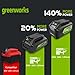 Greenworks 24V 4.0Ah USB Battery (2-Pack) Starter Kit + Dual Port Rapid Charger (Genuine Greenworks Parts)