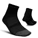 Feetures - Merino 10 Ultra Light - Quarter - Calcetines deportivos para hombres y mujeres - Antracita - Talla Extragrande