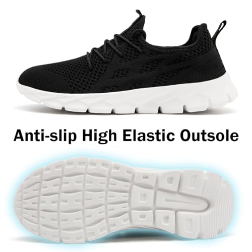 Image of DLWKIPV Womens Slip on Walking Tennis Shoes for Women Work Running Athletic Gym Sports Sneakers Lightweight Casual Shoe