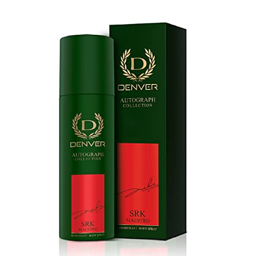 DENVER SRK Maestro Autograph Collection Deodorant Spray – For Men (140ML) | Long Lasting Luxury Deo Body Spray