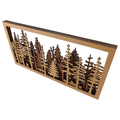 Décoration murale lisses en bois synthétique rustique KALLORY pour salon
