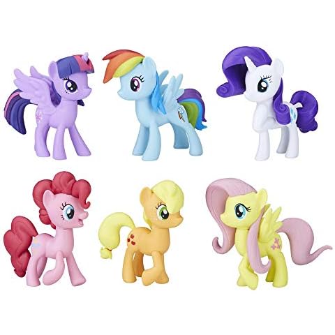 My Little Pony Friendship is Magic Toy Meet The Mane 6 Collection Set - 6 Pony Figures Including Twilight Sparkle, Kids Ages 3 and Up (Amazon Exclusive) Cover