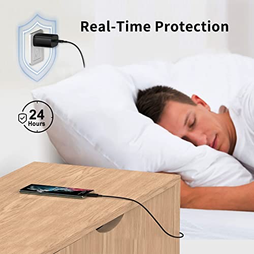 image for Aerostralia 25W Samsung Fast Charger, [2-Pack] Samsung USB C Charger w