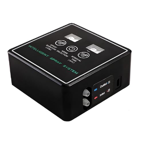 Dioche Système de Pulvérisation Intelligent Reptile Fogger avec Contrôleur à écran Tactile, Brumisateur Automatique pour Reptiles avec Minuterie, Buses de...