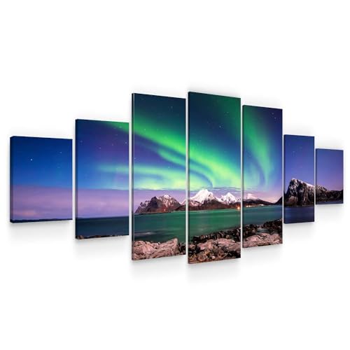 Tableau moderne Aurora Borealis Startonight pour sublimer un grand salon