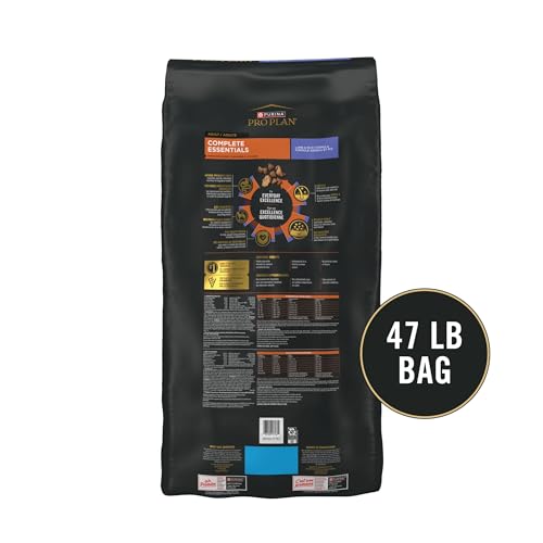 Image of Purina Pro Plan Complete Essentials Shredded Blend Lamb and Rice High Protein Dog Food with Probiotics for Dogs - 47 Pound (Pack of 1) | Shredded Blend crunchy kibble with tender pieces, real lamb as the first ingredient, live probiotics for digestive health