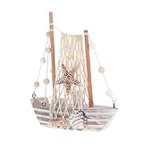 Décor côtier élégant : ce modèle de voilier en un charme nautique à votre maison, se fondant parfaitement dans intérieurs de plage ou vintage, de voilier, fournitures de fête à thème nautique