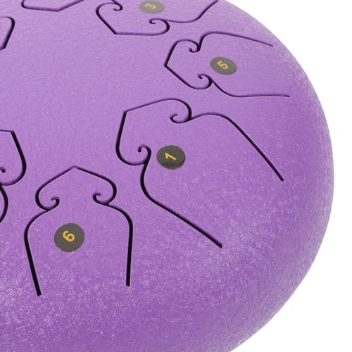 Set de tambor Rain Drum 8 tonos púrpura para meditación miniatura 3