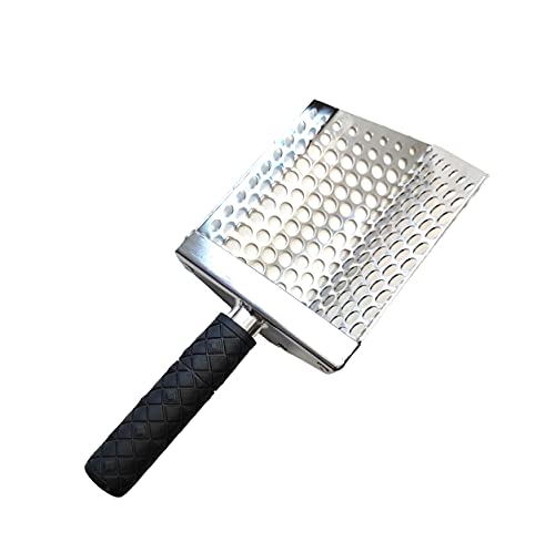 Pala Sand Scoop Empotec SE-4 Setaccio Sabbia Mare Metal Detector Acciaio Inox Traforata Ottima Qualità