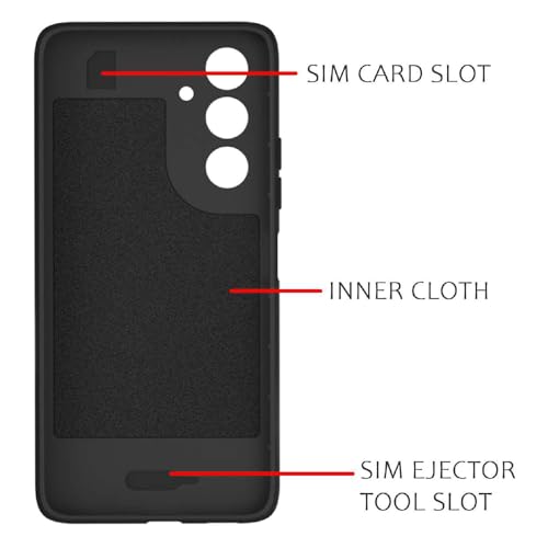 Image of Shockproof Case for Samsung Galaxy F15 5G / M15 5G | Full Camera Protection | TPU Flexible Back Cover for Samsung Galaxy F15 5G / M15 5G (Matte Black)