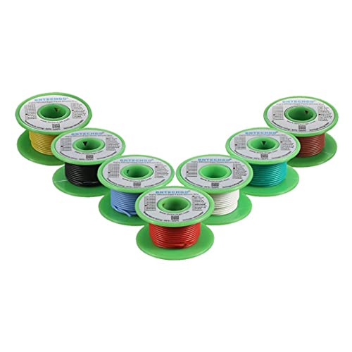 Câble silicone 24 AWG BNTECHGO anti torsion fil de cuivre étamé souple pour soudure