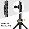 Liphisy 64” Tripod for Cell Phone & Camera, Phone Tripod with Remote and Phone Holder, Portable Tripod for iPhone, Phone Tripod for Video Recording, Cell Phone Tripod Mount Stand for Cellphone #3