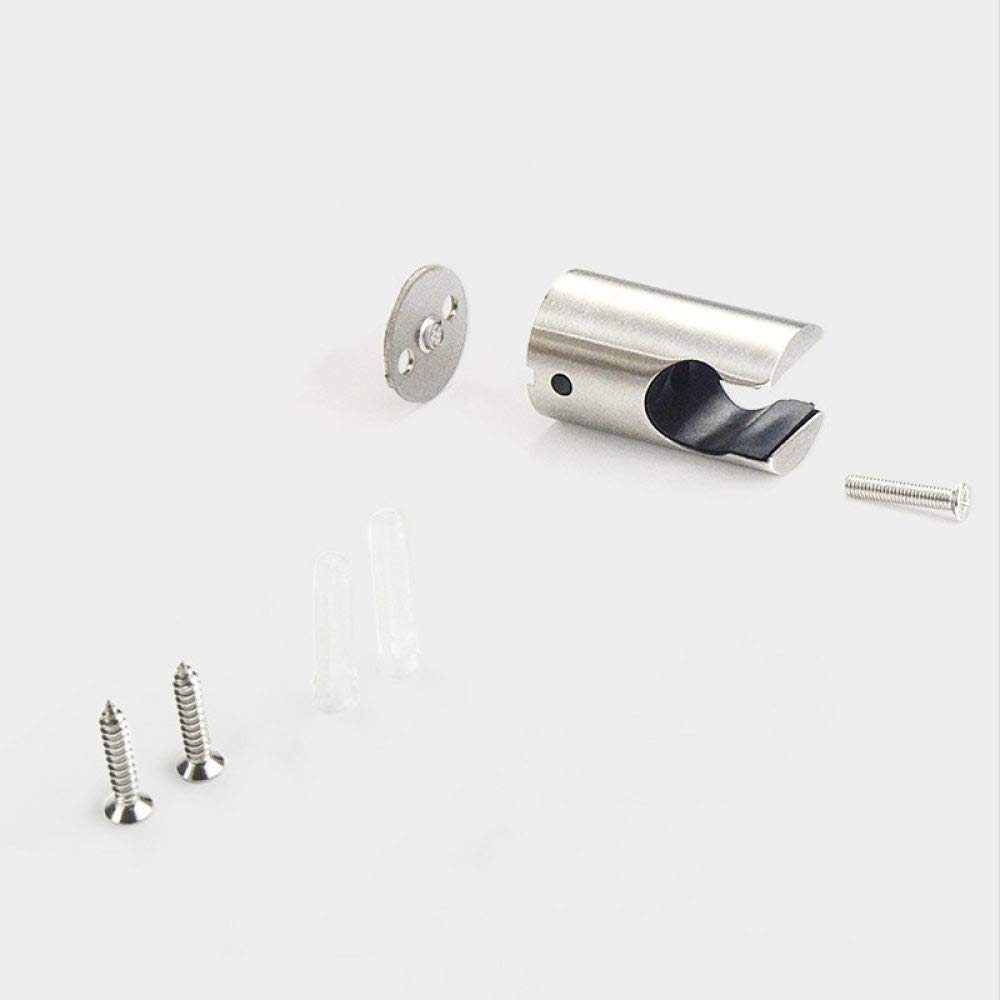 Cabezal de Ducha de Mano de Acero Inoxidable Cepillado para baño, rociador de baño, Manguera de Ducha de 1,5 Metros, Soporte de Montaje en Pared, Cabezal de Ducha Individual (Kit d