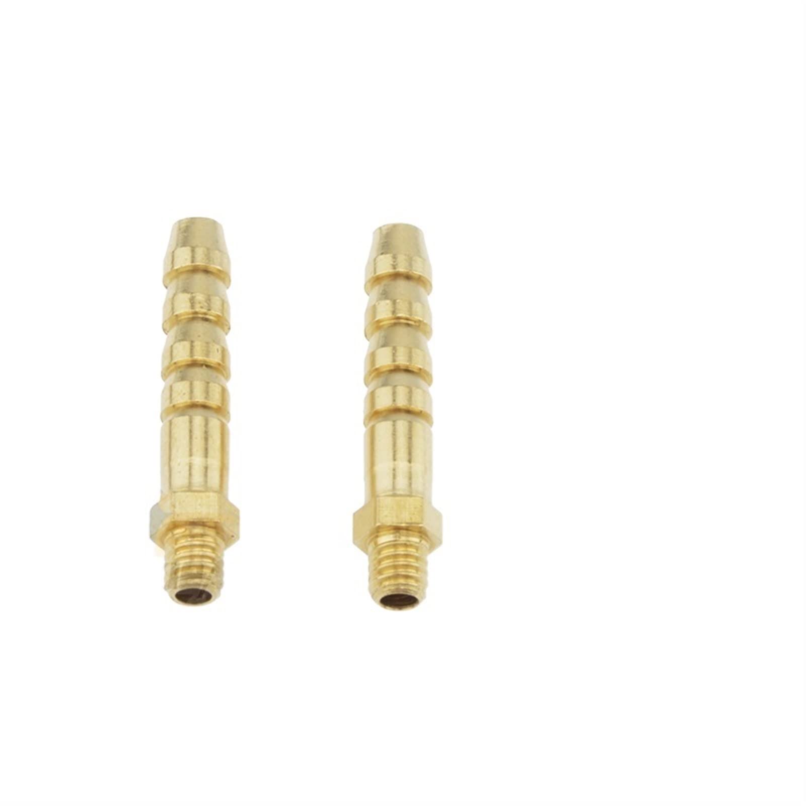 DingMotuo Rc Boat Brass Water Cooling Faucet M3/M4/M5/M6 Thread Water Nipples Fuel Nozzles for Methanol Gasoline Boat 2pcs (Size : M4xL26mm)
