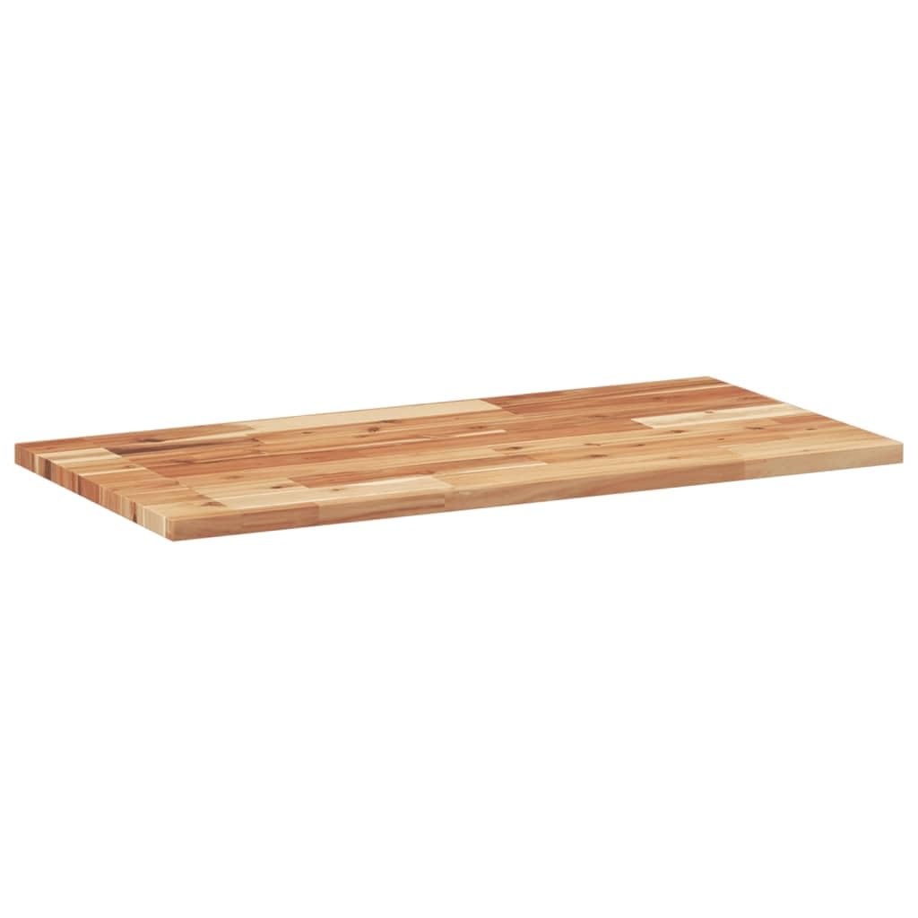 Homgoday Estante Flotante Madera Acacia Maciza Acabado Aceite 80x40x2 cm Estantería de Pared Colgante Flotante Almacenamiento Espacio Decoración Artículos Diarios en Familia