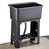 Lavabo robuste : conçu avec une construction en plastique épais durable, cet évier à linge est parfait pour n'importe quelle zone de votre buanderie, garage ou sous-sol qui nécessite une utilisation durable. Son design robuste garantit qu'il ne se casse pas ou ne s'use pas, offrant une performance fiable pour les années à venir. Idéal pour tous vos besoins de lavage.