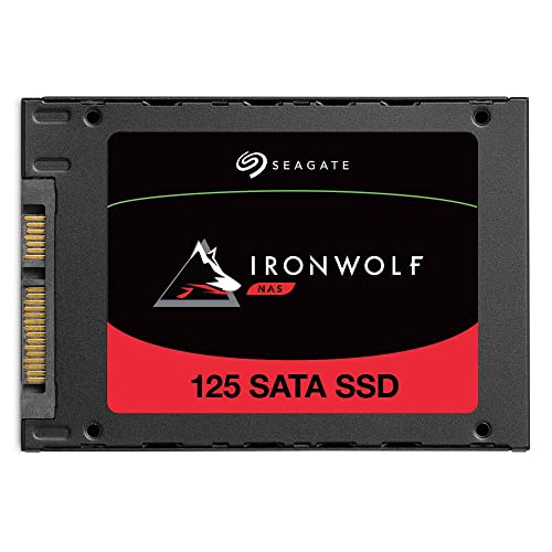 Image of Seagate IronWolf 125 SSD, 4TB, NAS, Internal SSD, 2.5 Inch, SATA, 6GB /s, speeds of up to 560MB /s, 0.7 DWPD endurance and 24x7 performance for Creative Pro, 3 year Rescue Services (ZA4000NM1A002)