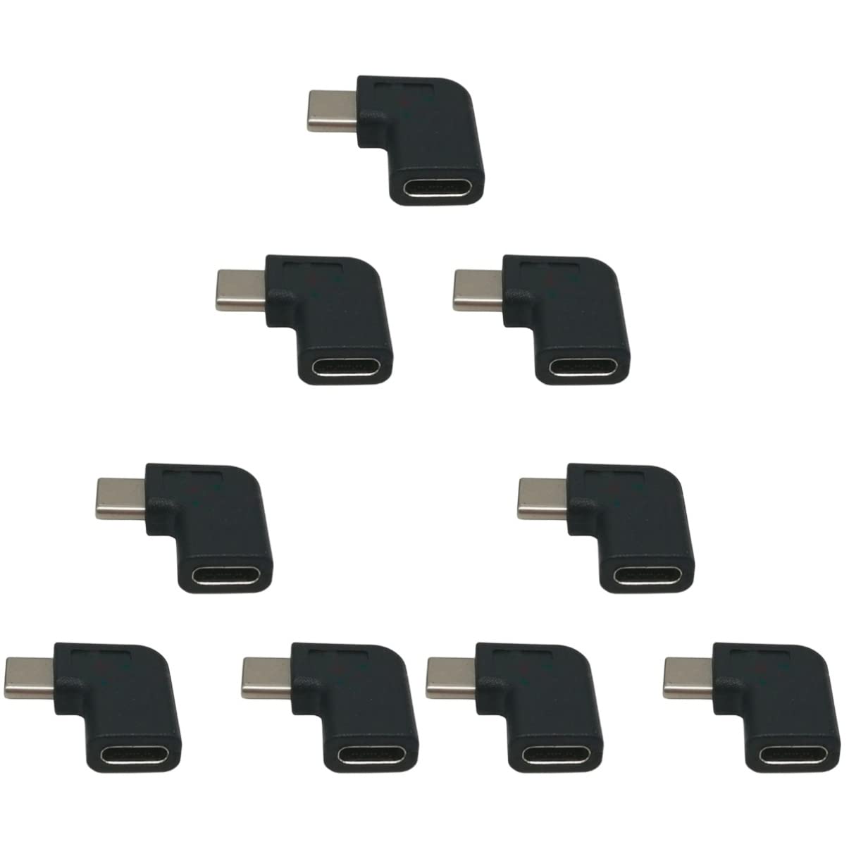 Gatuida 9pezzi Adattatore Usb c Angolato Maschio Femmina Da Estensione Usb Superspeed Design Compatto e Facile Da Usare