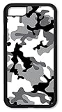 Cell Phone Cover - Slim Fit - Compatible with Apple iPhone 6 and iPhone 6S - Grey Camouflage